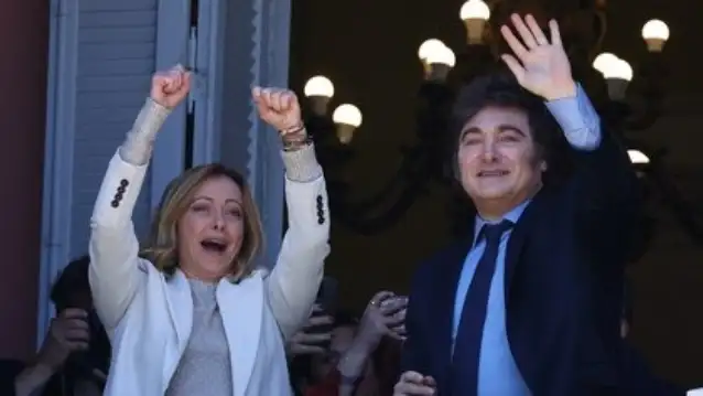 İtalya Başbakanı Meloni ve Arjantin Devlet Başkanı Milei bir araya geldi
