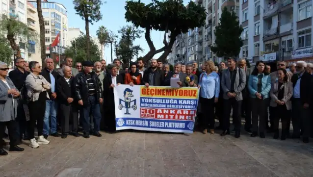 KESK, 30 Kasım'da yapılacak olan "geçinemiyoruz" mitingi için katılım çağrısı yaptı