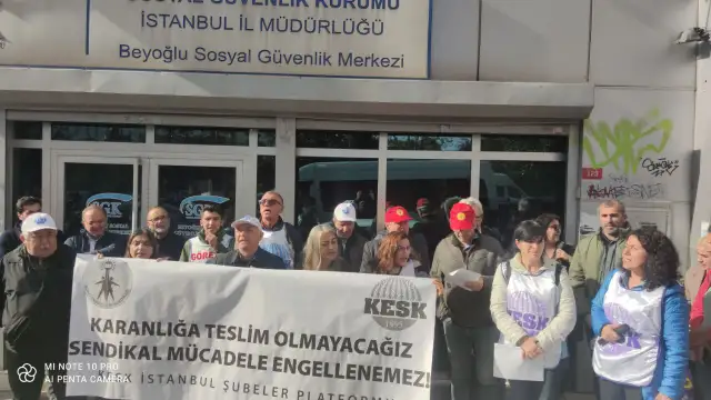 KESK İstanbul Şubeler Platformu’ndan Beyoğlu SGM’de yaşananlara tepki