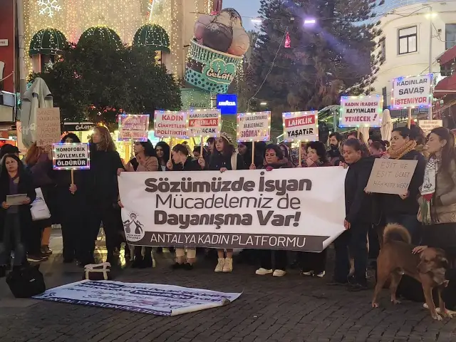 Antalya Kadın Platformunu: Sözümüzde isyan mücadelemizde dayanışma var!