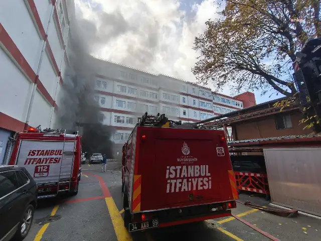İstanbul Eğitim ve Araştırma Hastanesi'nde yangın: 86 kişi tahliye edildi