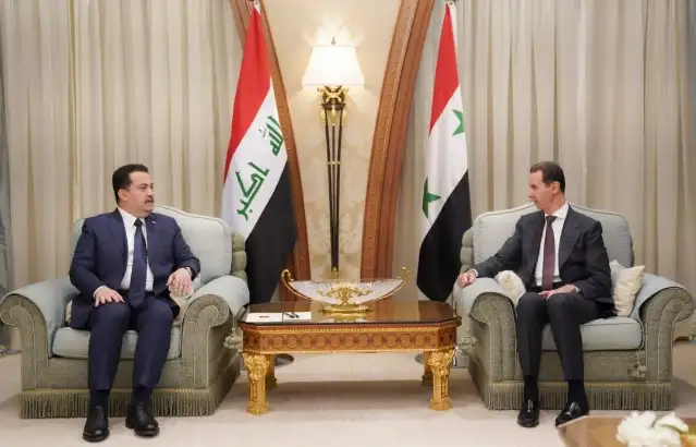 Irak Başbakanı Sudani ile Esad bir araya geldi