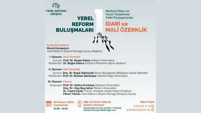 Yerel Reform Buluşmaları başlıyor