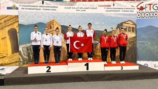 Aerobik Jimnastik Genç Milli Takımı Tunus’ta harikalar yarattı