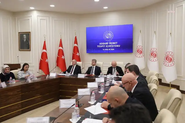 Asgari Ücret Tespit Komisyonu'nun ikinci toplantısı sona erdi