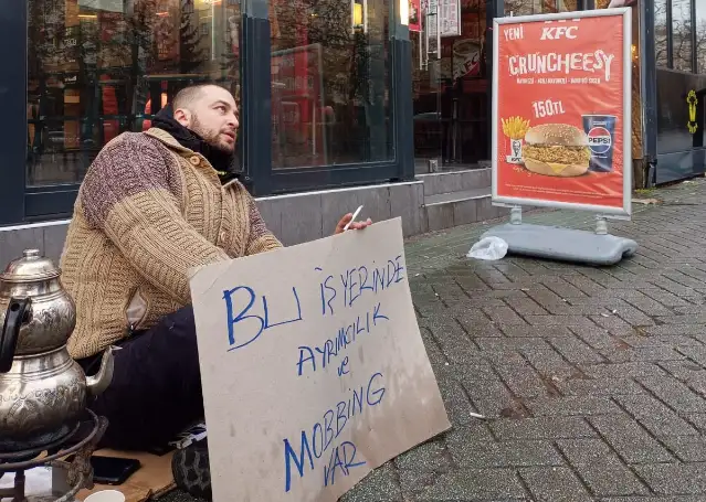Eskişehir'de mobbing eylemi