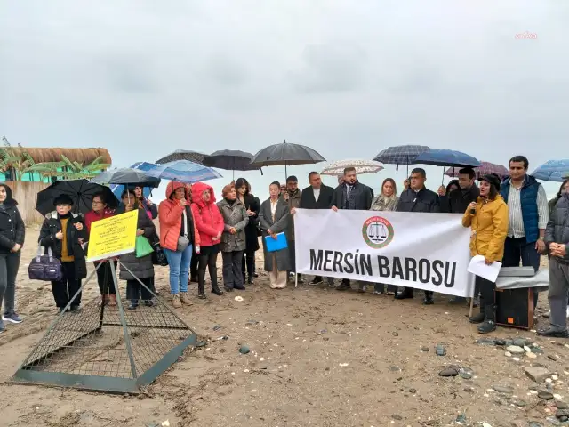 Mersin Barosu'ndan Gümüşkum için çağrı