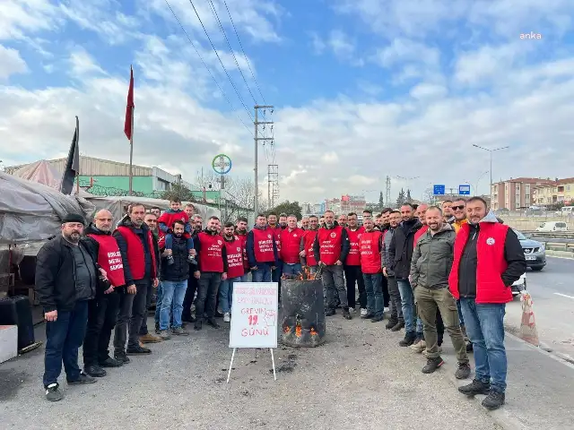 Yaklaşık bin 500 metal işçisi yeni yıla grev çadırlarında giriyor
