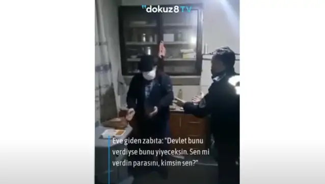 Ordu'da sosyal yarıdm alan yurttaşa "Az geliyorsa az yiyeceksin!" diyen zabıta açığa alındı