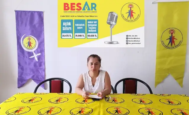 BES Antalya Şube: 4 kişilik bir memur ailesinin 2024 aralık ayı açlık sınırı 30 bin 475 lira