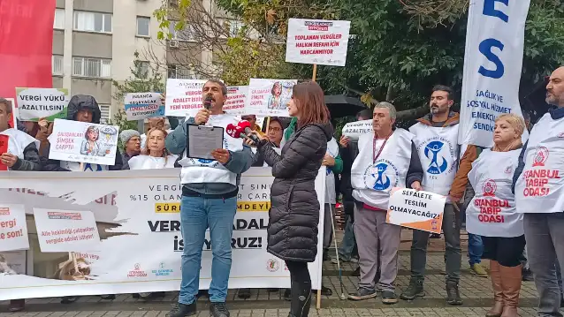 Sağlık çalışanlarından "Vergide adalet" çağrısı