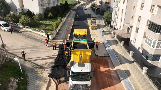 Bursa'da tarihi projede asfalt çalışmaları hız kazandı