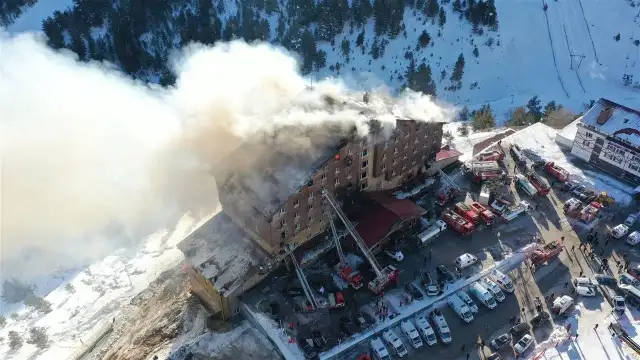 Bolu Grand Kartal Oteli yangın faciasına ilişkin bilirkişi ön raporu tamamlandı