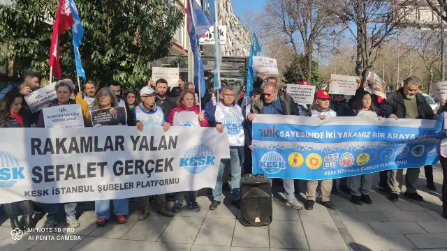 KESK İstanbul Şubeler Platformu: TÜİK rakamları sahte, yoksulluk gerçek!