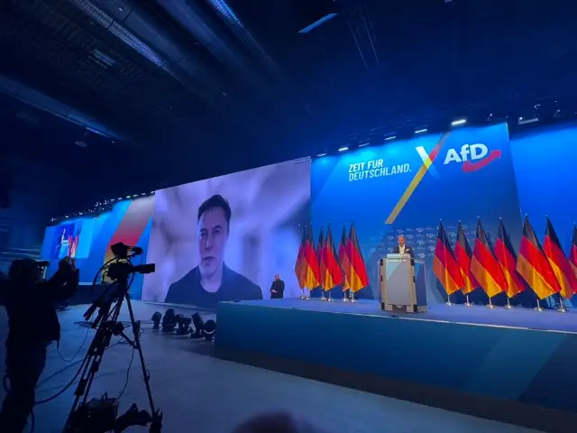 Elon Musk, Alman AfD Partisinin seçim toplantısına canlı bağlantıyla katıldı