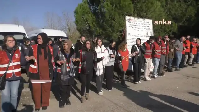 Polonez işçileri 'zafer halayı' ile kazanımlarını kutladı