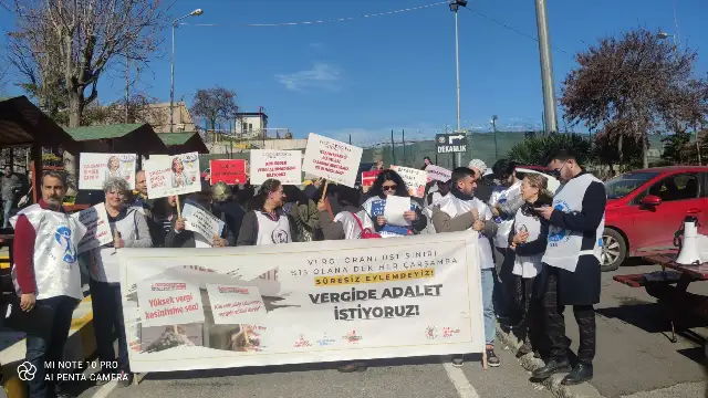 Cerrahpaşa'da 45. vergide adalet eylemi: Topyekûn adalet istiyoruz!