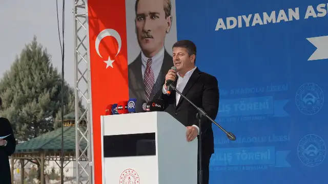 Aslan Selim Anadolu lisesi açıldı: Başkan Tutdere, Bakan Tekin’e eğitimde fırsat eşitliği çağrısında bulundu