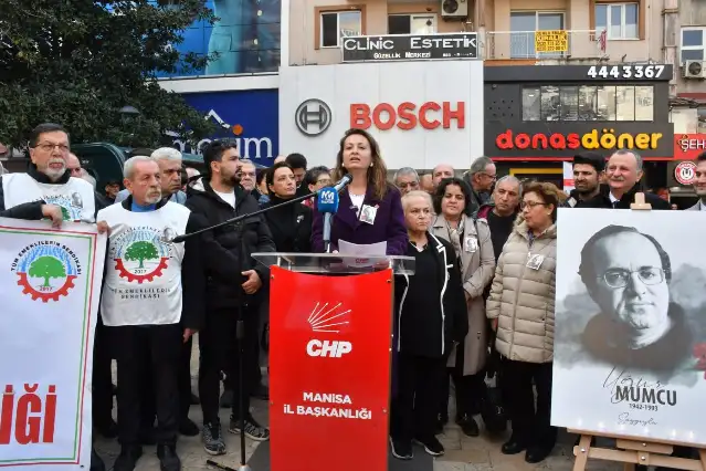 Uğur Mumcu'yu, CHP Manisa İl Örgütü unutmadı