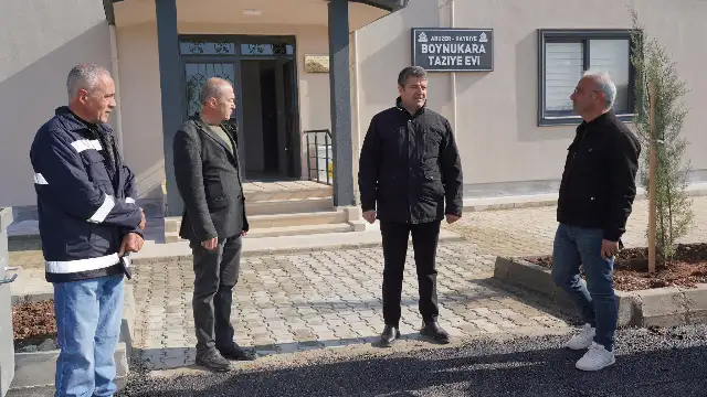 Başkan Tutdere, AKP Milletvekili Boynukara’nın yaptırdığı taziye evinde incelemede bulundu