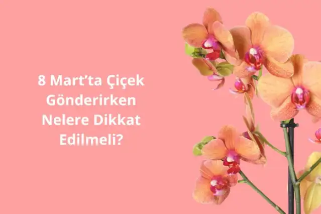 8 Mart’ta Çiçek Gönderirken Nelere Dikkat Edilmeli?
