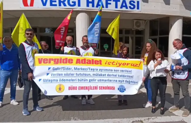 BES Antalya Şube: Vergide, gelirde adalet, sorunlarımıza çözüm istiyoruz!
