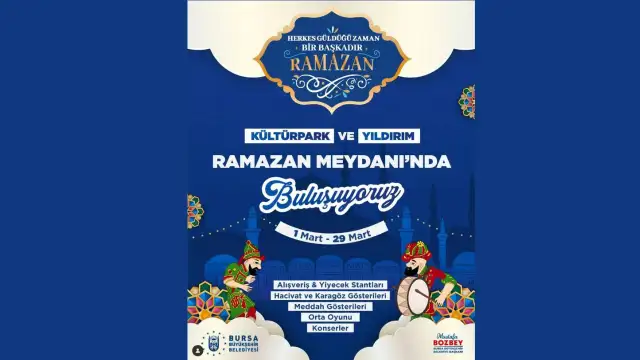 Bursa Büyükşehir’den Ramazan’da dolu dolu program