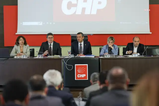 CHP'de beklenen PM toplantısı yapıldı: Cumhurbaşkanlığı adaylığı ön seçiminde yetki MYK'da