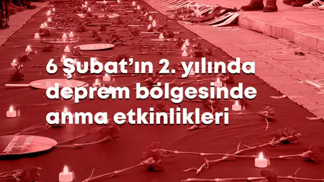 6 Şubat depremlerinin ikinci yılında hayatını kaybedenler saat 04.17'de anıldı