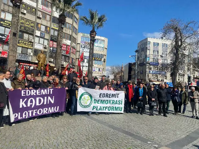 Edremit Demokrasi Platformu’ndan kayyum ve gözaltılara tepki
