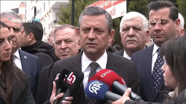 Özgür Özel: Erdoğan, Filistin’in Gazze’den söküp atılmasına sessiz kalıyor
