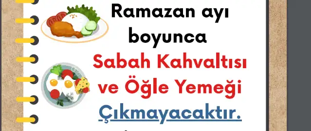 Edremit MTAL pansiyonunda tartışmalı karar: oruç tutmayanlara yemek yok!