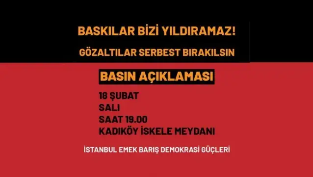 HDK’ye operasyon İstanbul’da protesto edilecek