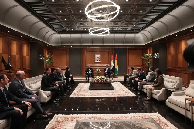 Mesrur Barzani İmralı heyetini kabul etti