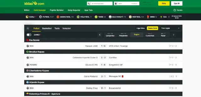 Canlı Maç Programı: En Güncel Maçlar iddaa.com ile Elinizin Altında!