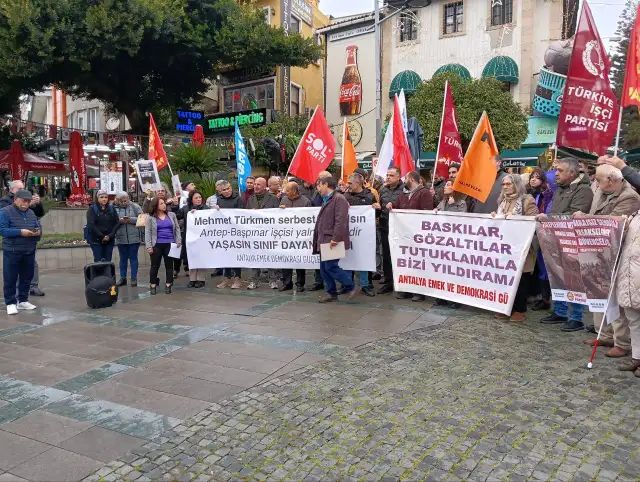 Antalya Emek ve Demokrasi Güçleri: Faşizme karşı omuz omuza olacağız!