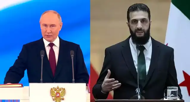 Putin ile Ahmed Şara görüştü!