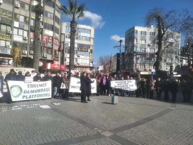 Edremit Demokrasi Platformu: Sorumlular belli, unutmadık!