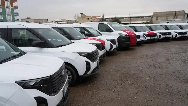 Adıyaman Belediyesi araç filosuna 10 yeni araç kazandırdı