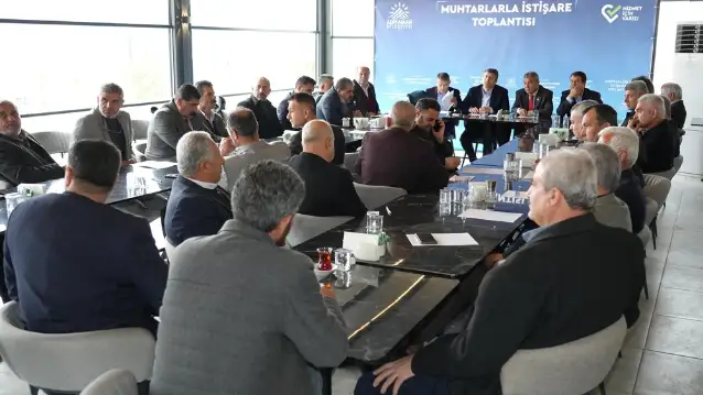 Başkan Tutdere muhtarlarla istişare toplantısında bir araya geldi: Adıyaman'ı birlikte yöneteceğiz