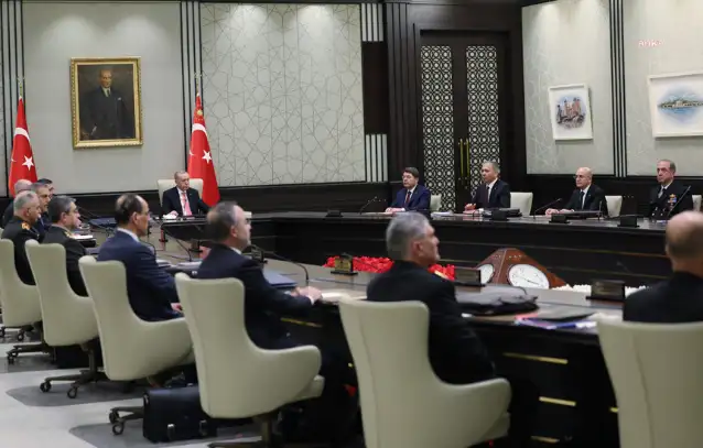 MGK toplantısında PKK'nin "feshi, silah bırakması ve silahsızlanması sürecine yakın takip" vurgusu