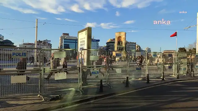 Taksim'e bu yıl da yoğun 8 Mart 'ablukası'
