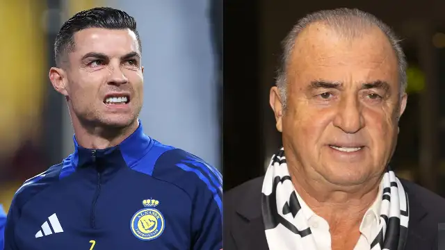 Fatih Terim ile Cristiano Ronaldo rakip oldu