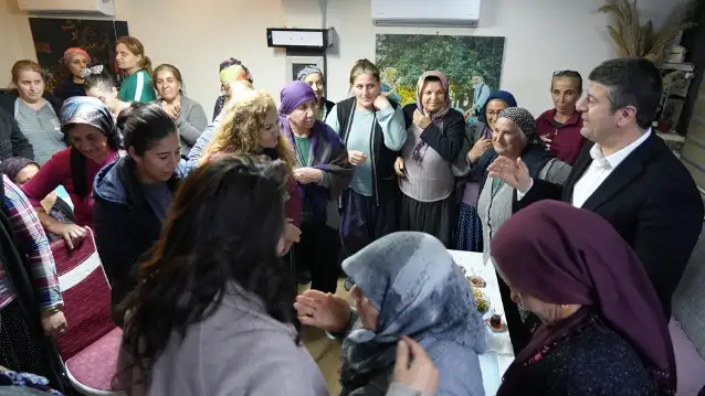 Başkan Tutdere, K11 Konteyner Kent’te kadınların misafiri oldu