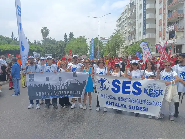 SES Antalya Şubesi: Emek bizim, iş bizim, 1 Mayıs’ta alanlar bizim