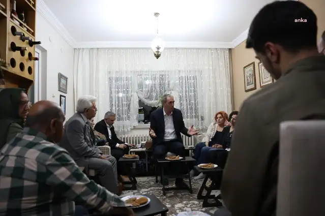 Bakırhan, Öcalan’ın çağrısını anlatmak için Ankara’daki çeşitli yerlerde ev ziyaretlerinde bulundu