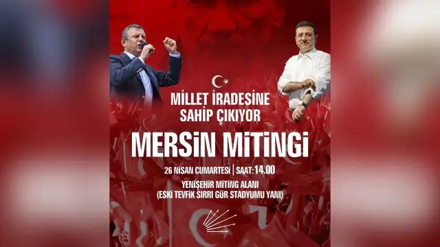 Başarır tüm Mersinlileri Cumartesi günü yapılacak olan büyük mitinge davet etti: Adalet mücadelesi veriyoruz
