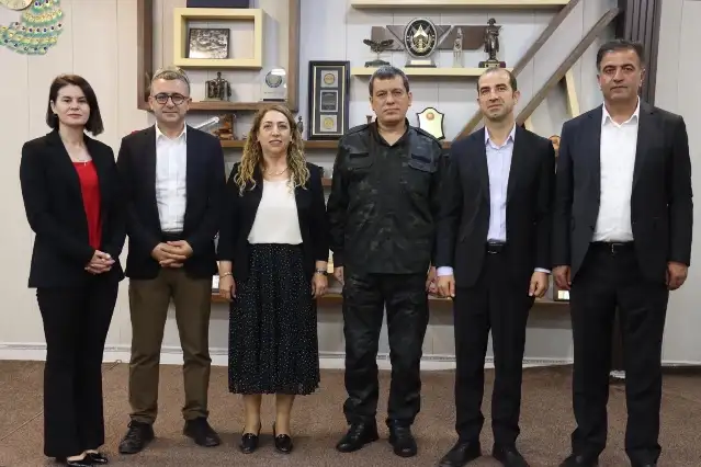 DEM Parti heyeti, Mazlum Abdi ile görüştü