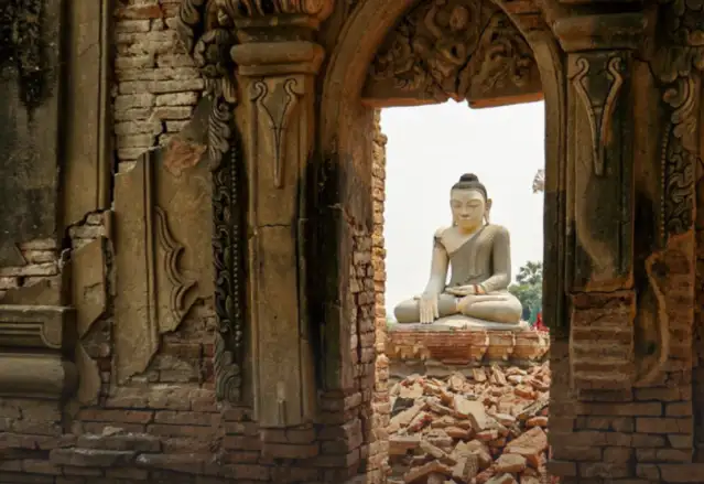 Myanmar depremleri, Ava Antik Kenti'ni harabeye çevirdi