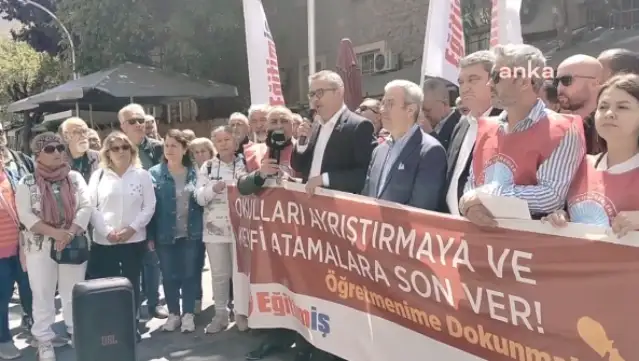 Eğitim-İş Mersin Şube Başkanı Yakup Tekin: İmam hatip lisesi müdürü, oruç tutmayan öğretmenlerden liste yaptı